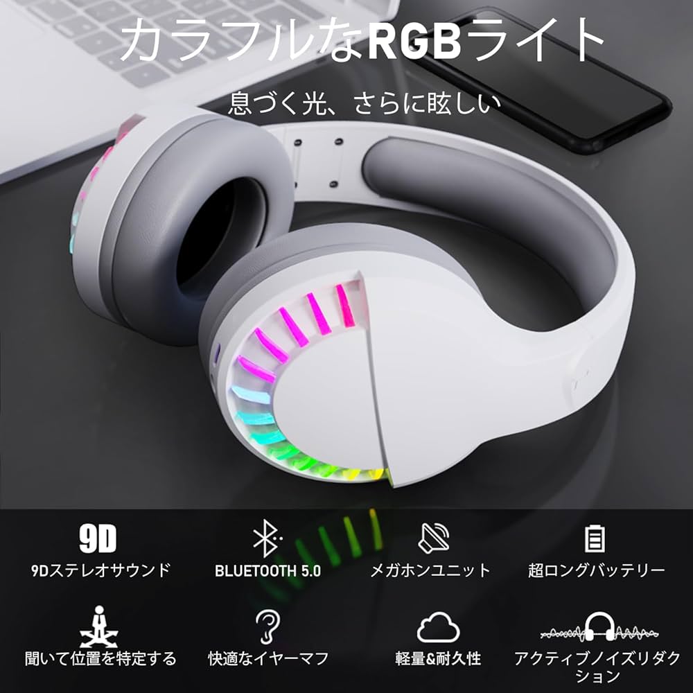 Amazon.co.jp: MAMBASNAKE SH33 ワイヤレスオーバーイヤー